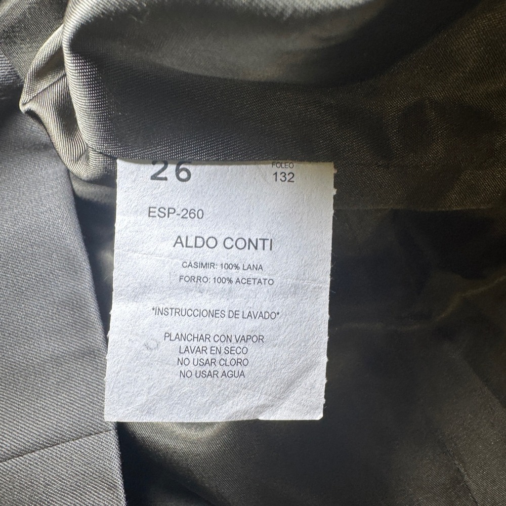Aldo Conti Italia Sage Green Pure New Wool Blazer Jacket Professional NWT - Picture 9 of 10